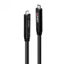 Lindy 10m USB 3.2 Gen 1 i DP 1.4 hybrydowy kabel Type C, 10 m, USB C, USB C, USB 3.2 Gen 1 (3.1 Gen 1), czarny