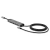 Lindy DST-Micro 140, mikro stacja dokująca USB-C do laptopa z obsługą 4K i kablem ładującym 1,4 m 60 W