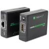 Nadajnik i odbiornik AV TECHLY IDATA EXT-E70 — przedłużacz HDMI po kablu Cat6/6a/7, Full HD 1920x1080, 60 m, 10,2 Gbit/s, HDCP, czarny