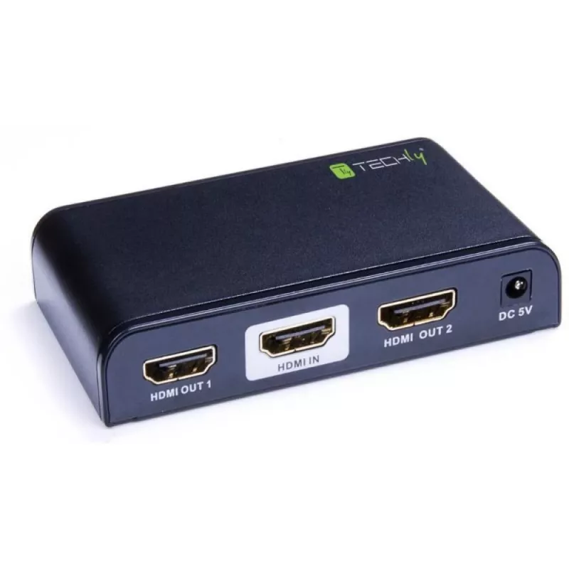Techly IDATA HDMI2-4K2 rozgałęźnik wideo HDMI 2x HDMI