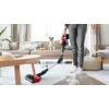 Bosch BBS711ANM odkurzacz pionowy/szczotka elektryczna Bateria Suche Bezworkowy 0,3 l Czarny, Czerwony, Stal nierdzewna