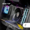 Mars Gaming MCPU-X4 Chłodzenie procesora Air cooler 12 cm Czarny 1 szt.