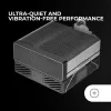 Mars Gaming MCPU-X4 Chłodzenie procesora Air cooler 12 cm Czarny 1 szt.