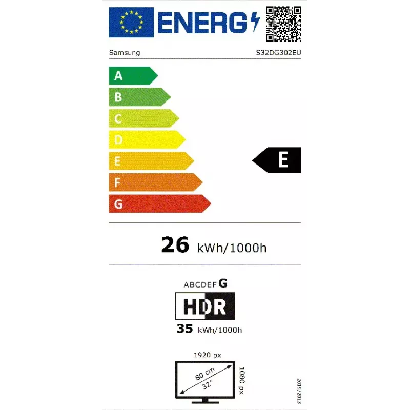 Monitor komputerowy Samsung LS32DG302EUXEN 81,3 cm (32 cale) 1920 x 1080 pikseli Full HD LCD Czarny