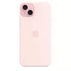 Apple Silicone Case with MagSafe iPhone 15 Plus Jasny Róż