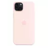 Apple Silicone Case with MagSafe iPhone 15 Plus Jasny Róż
