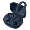 Słuchawki douszne JVC HA-EC25TAU — True Wireless, Bluetooth 5.1, IPX5, zauszne, przetworniki 6 mm, 30 h z etui, niebieskie