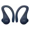 Słuchawki douszne JVC HA-EC25TAU — True Wireless, Bluetooth 5.1, IPX5, zauszne, przetworniki 6 mm, 30 h z etui, niebieskie