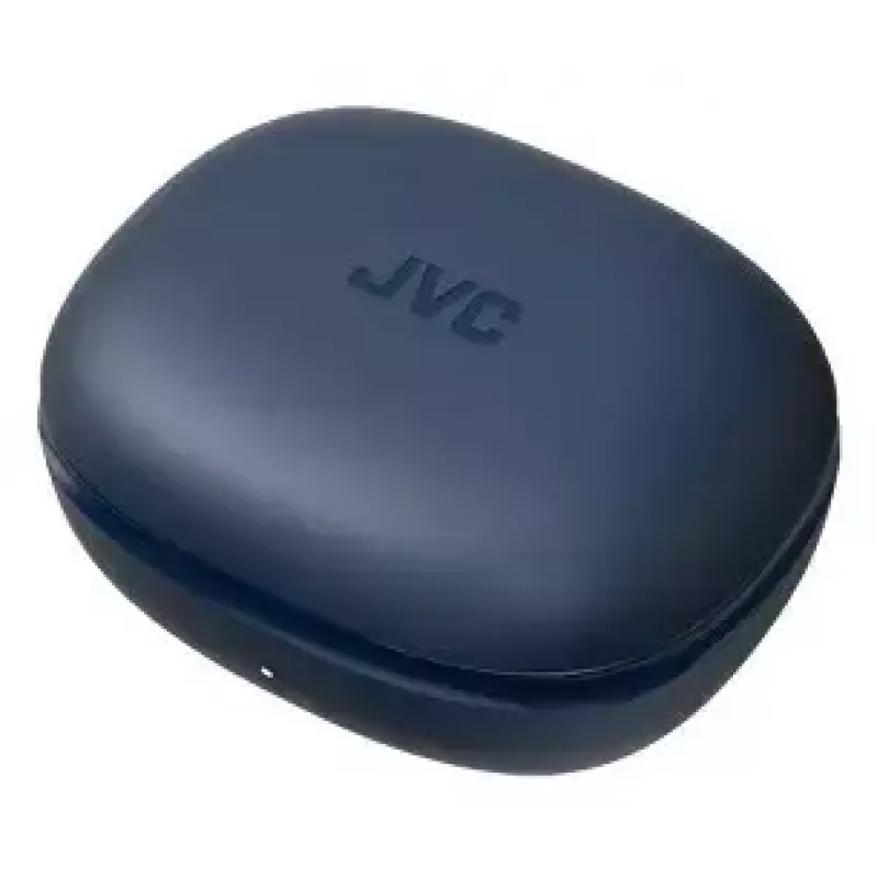 Słuchawki douszne JVC HA-EC25TAU — True Wireless, Bluetooth 5.1, IPX5, zauszne, przetworniki 6 mm, 30 h z etui, niebieskie