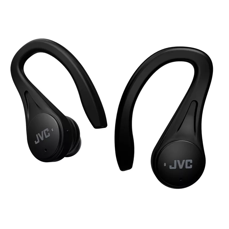 JVC Sports TWS Czarny, True Wireless Stereo (TWS), 20 - 20000 Hz, Rozmowy/Muzyka, 6,8 g, Zestaw słuchawkowy, Czarny