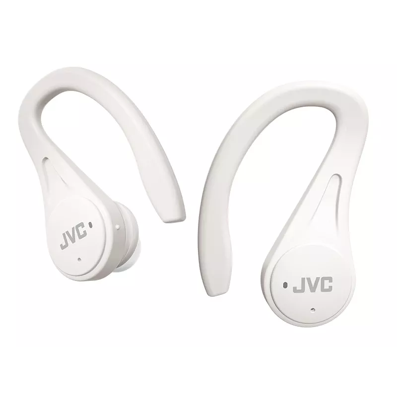 JVC Sports TWS biały, True Wireless Stereo (TWS), 20 - 20000 Hz, Połączenia/Muzyka, 6,8 g, Zestaw słuchawkowy, Biały
