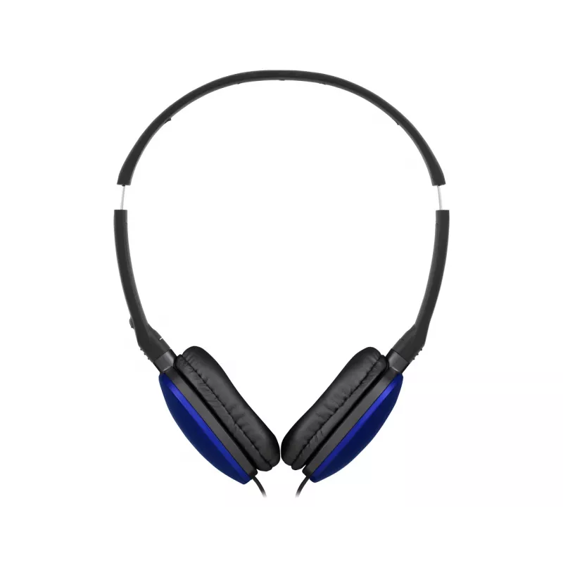 Przewodowe słuchawki nauszne JVC HA-S160M-AU, binauralne, przetworniki 3 cm, 12–24000 Hz, 32 Ω, kabel 1,2 m, niebieskie