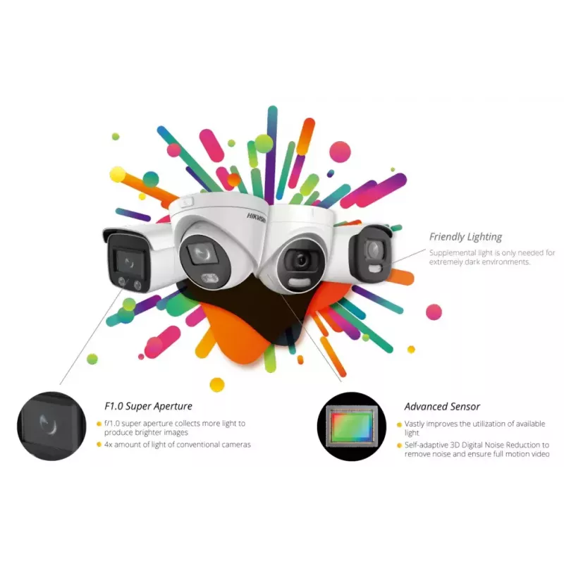 Kamera IP Hikvision DS-2CD2327G2-LU(2.8mm)(C) 1920 x 1080