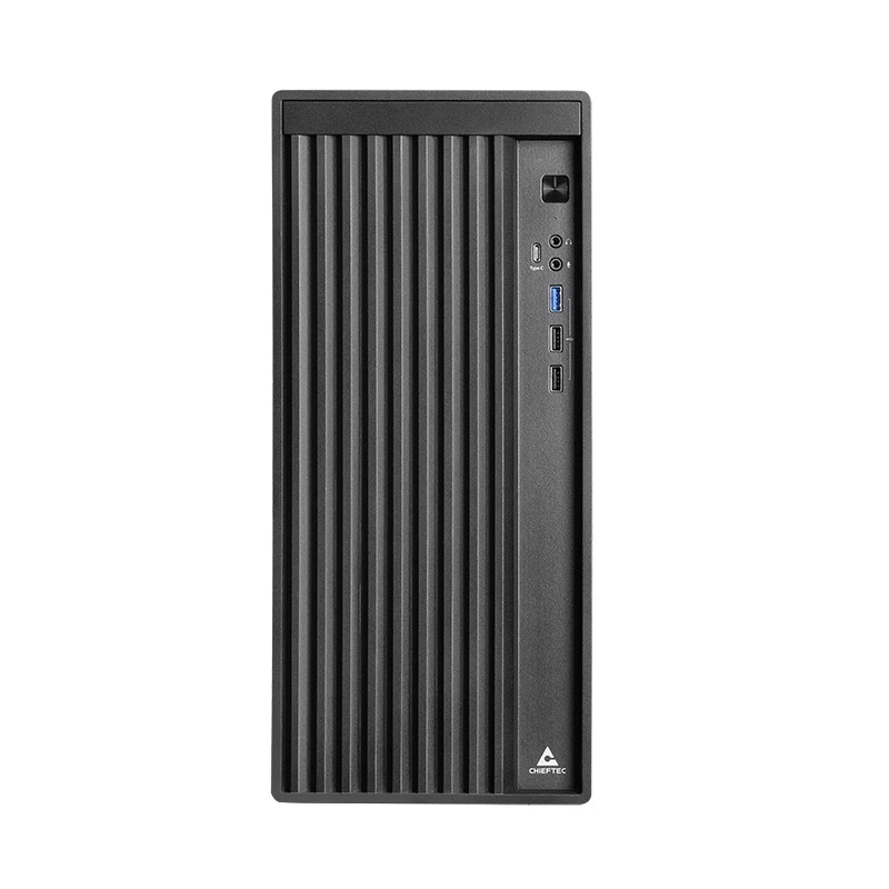 Obudowa PC CHIEFTEC BS-20B-OP Midi Tower, czarna, microATX/Mini-ITX, 2x 3,5 cala, maks. GPU 27 cm, 1x zatoka 5,25 cala, USB-C