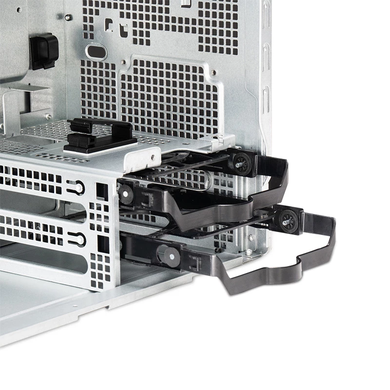 Obudowa PC CHIEFTEC BS-20B-OP Midi Tower, czarna, microATX/Mini-ITX, 2x 3,5 cala, maks. GPU 27 cm, 1x zatoka 5,25 cala, USB-C