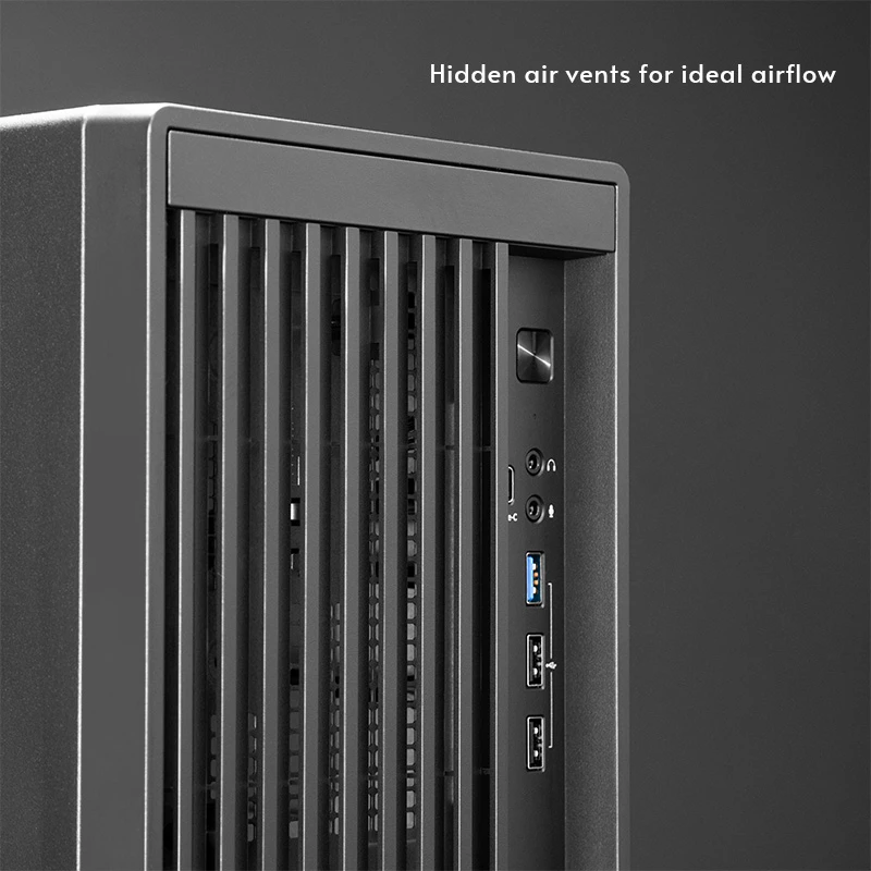 Obudowa PC CHIEFTEC BS-20B-OP Midi Tower, czarna, microATX/Mini-ITX, 2x 3,5 cala, maks. GPU 27 cm, 1x zatoka 5,25 cala, USB-C