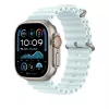 APPLE 49mm Przedłużenie paska Ocean Band Ice Niebieski - naturalne wykończenie tytanowe