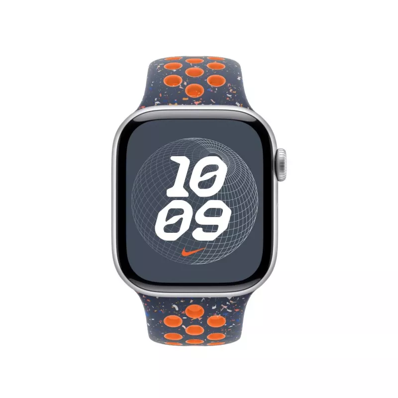 APPLE 40mm Niebieski Flame Nike Sport Band - M/L