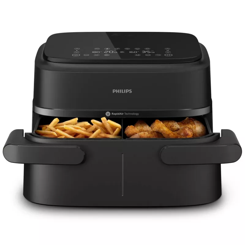Philips 1000 series NA150/00 frytkownica Double 7 L Wolnostojąca 2450 W Frytkownica na gorące powietrze Czarny