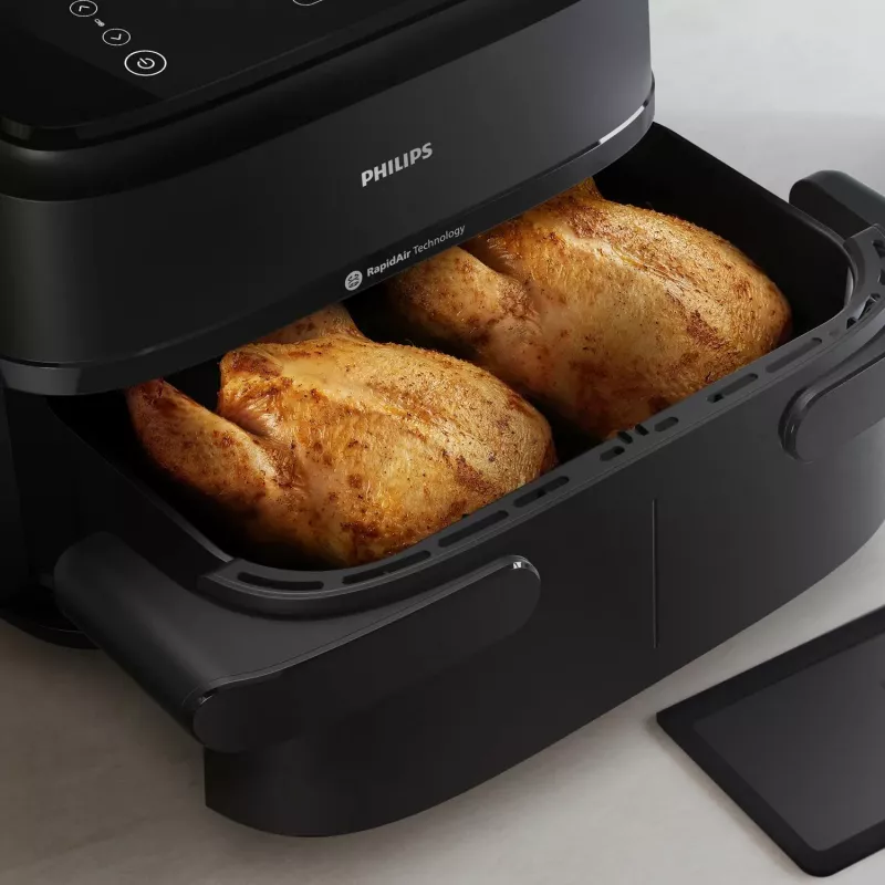 Philips 1000 series NA150/00 frytkownica Double 7 L Wolnostojąca 2450 W Frytkownica na gorące powietrze Czarny