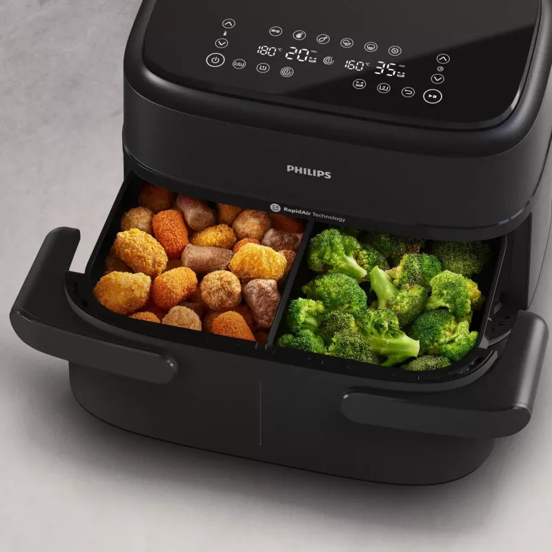 Philips 1000 series NA150/00 frytkownica Double 7 L Wolnostojąca 2450 W Frytkownica na gorące powietrze Czarny