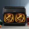 Philips 1000 series NA150/00 frytkownica Double 7 L Wolnostojąca 2450 W Frytkownica na gorące powietrze Czarny
