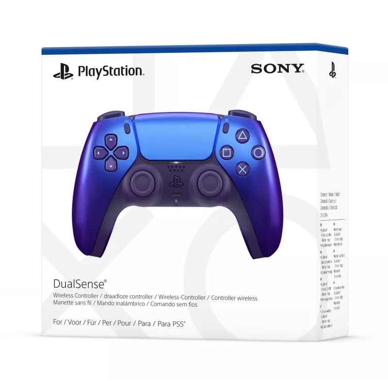 Gamepad Sony Indigo Bluetooth/USB dla PlayStation 5 — bezprzewodowy i przewodowy, USB-C, głośnik, wyjście słuchawkowe
