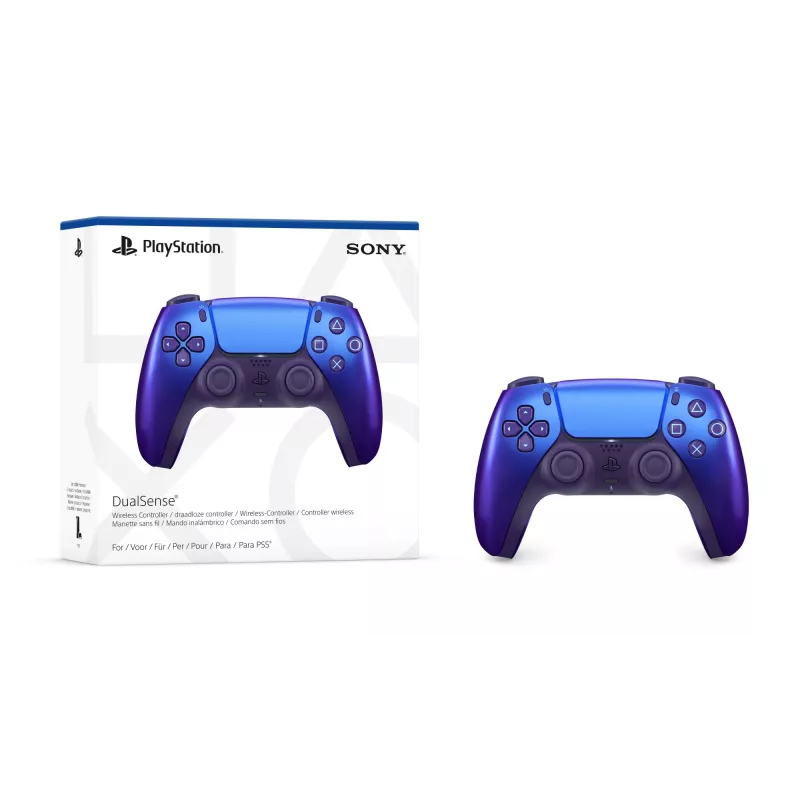 Gamepad Sony Indigo Bluetooth/USB dla PlayStation 5 — bezprzewodowy i przewodowy, USB-C, głośnik, wyjście słuchawkowe