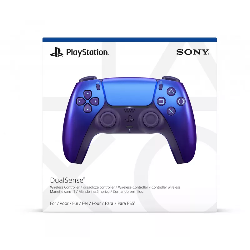 Gamepad Sony Indigo Bluetooth/USB dla PlayStation 5 — bezprzewodowy i przewodowy, USB-C, głośnik, wyjście słuchawkowe