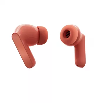 Bezprzewodowe słuchawki douszne Motorola Moto Buds — Coral, Bluetooth 5.3, ANC, Dolby Atmos, 9 h odtwarzania (42 h z etui)