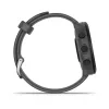 Smartwatch GARMIN Forerunner 55, okrągła koperta 42 mm, szary, silikonowy pasek, GPS/GLONASS/Galileo, wodoszczelność 5 ATM