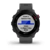 Smartwatch GARMIN Forerunner 55, okrągła koperta 42 mm, szary, silikonowy pasek, GPS/GLONASS/Galileo, wodoszczelność 5 ATM