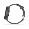 Smartwatch GARMIN Forerunner 55, okrągła koperta 42 mm, szary, silikonowy pasek, GPS/GLONASS/Galileo, wodoszczelność 5 ATM