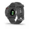 Smartwatch GARMIN Forerunner 55, okrągła koperta 42 mm, szary, silikonowy pasek, GPS/GLONASS/Galileo, wodoszczelność 5 ATM
