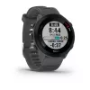 Smartwatch GARMIN Forerunner 55, okrągła koperta 42 mm, szary, silikonowy pasek, GPS/GLONASS/Galileo, wodoszczelność 5 ATM