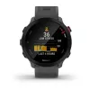Smartwatch GARMIN Forerunner 55, okrągła koperta 42 mm, szary, silikonowy pasek, GPS/GLONASS/Galileo, wodoszczelność 5 ATM