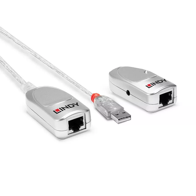 Przedłużacz USB 1.1 Cat.6 Lindy 50 m