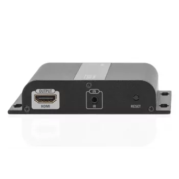 DIGITUS HDMI Extender 4K over IP, jednostka odbiorcza przez kabel sieciowy (CAT 5/5e/6/7), 4K2K/30Hz, czarny