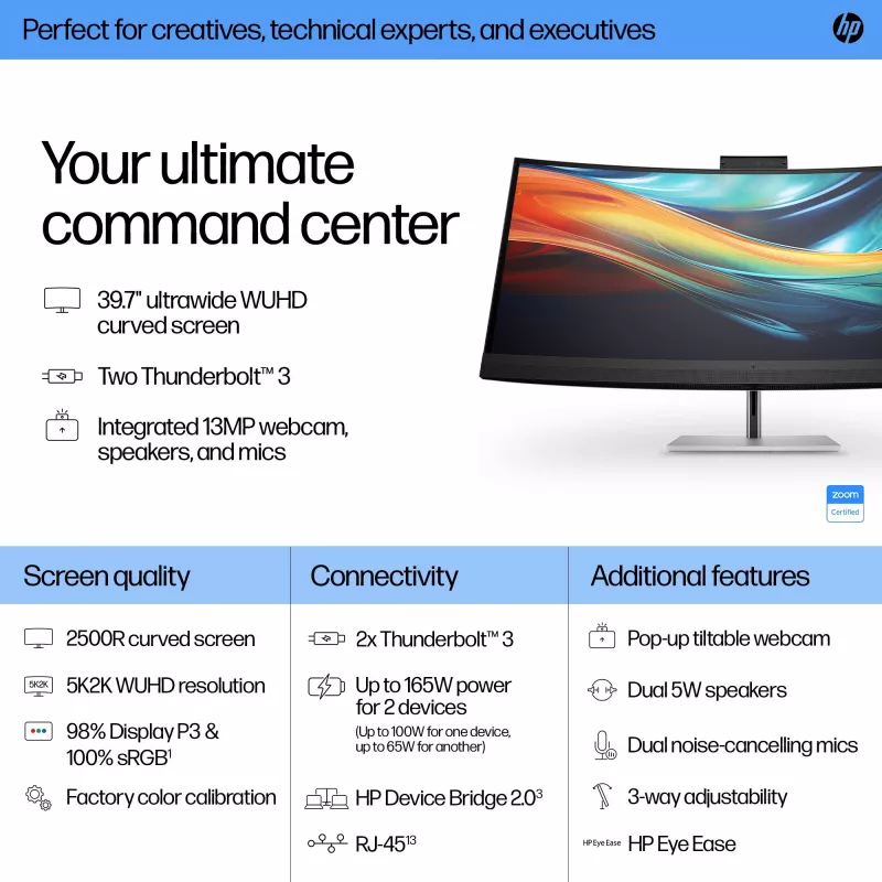 Monitor konferencyjny HP Series 7 Pro 39,7 cala 5K2K-740pm
