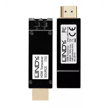 Nadajnik i odbiornik AV Lindy 300m Fibre Optic HDMI 4K30 Extender