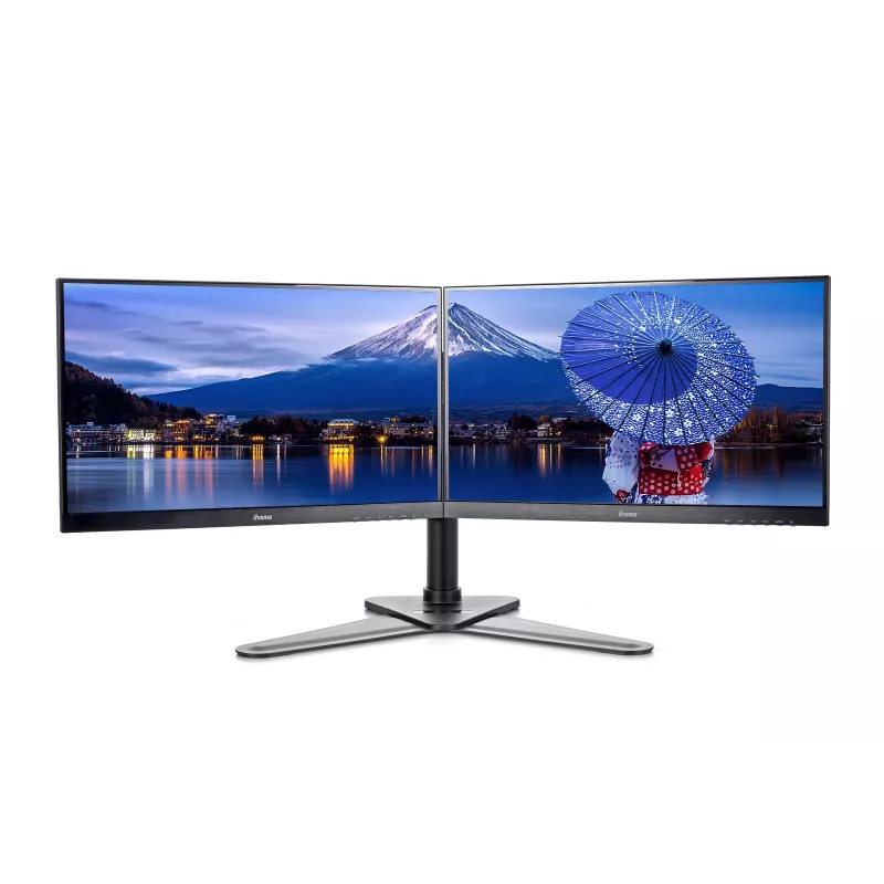 iiyama DS1002D-B1 uchwyt / stojak do monitora 76.2 cm (30 cali) biurkowy Czarny
