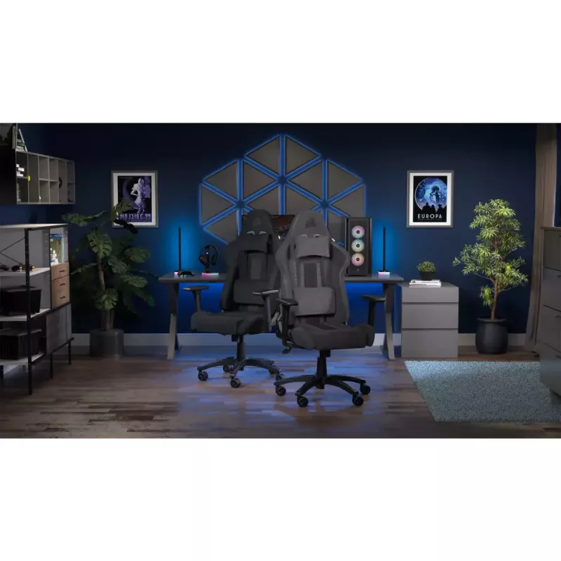 Fotel gamingowy z wyściełanym siedziskiem Corsair TC100