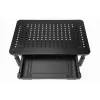 Podstawka pod monitor GEMBIRD MS-TABLE-D-01 — regulowana wysokość podstawki biurkowej z 1 szufladą, stal, wysokość 140 mm, obsługuje 1 wyświetlacz, udźwig 20 kg