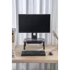 Podstawka pod monitor GEMBIRD MS-TABLE-D-01 — regulowana wysokość podstawki biurkowej z 1 szufladą, stal, wysokość 140 mm, obsługuje 1 wyświetlacz, udźwig 20 kg