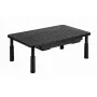 Podstawka pod monitor GEMBIRD MS-TABLE-D-01 — regulowana wysokość podstawki biurkowej z 1 szufladą, stal, wysokość 140 mm, obsługuje 1 wyświetlacz, udźwig 20 kg