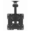 Uchwyt sufitowy do telewizora GEMBIRD CM-43ST-01 full-motion do telewizorów 19–43 cali, stalowy, pochylenie 0–90°, obrót ±45°, VESA 75×75–200×200, maks. 20 kg, czarny