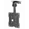 Uchwyt sufitowy do telewizora GEMBIRD CM-43ST-01 full-motion do telewizorów 19–43 cali, stalowy, pochylenie 0–90°, obrót ±45°, VESA 75×75–200×200, maks. 20 kg, czarny