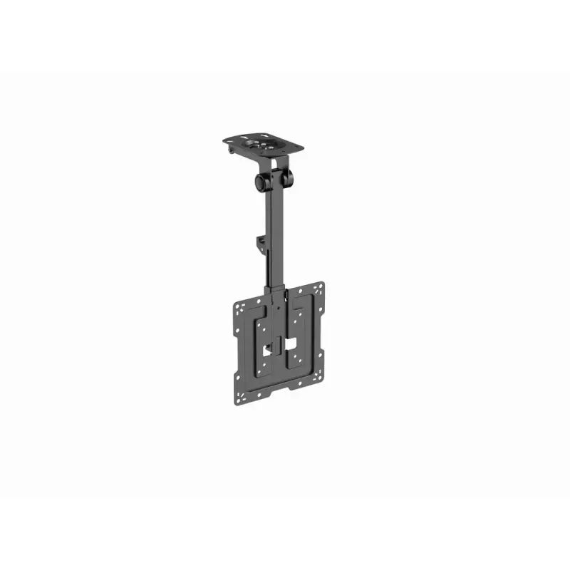 Uchwyt sufitowy do telewizora GEMBIRD CM-55ST-01 — pełnozakresowy uchwyt sufitowy do ekranów 23–55 cali (VESA od 75×75 do 400×400), maks. 20 kg, czarny