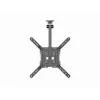 Uchwyt sufitowy do telewizora GEMBIRD CM-55ST-01 — pełnozakresowy uchwyt sufitowy do ekranów 23–55 cali (VESA od 75×75 do 400×400), maks. 20 kg, czarny