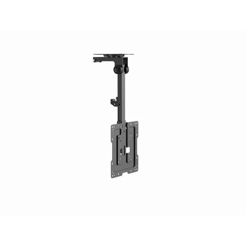 Uchwyt sufitowy do telewizora GEMBIRD CM-55ST-01 — pełnozakresowy uchwyt sufitowy do ekranów 23–55 cali (VESA od 75×75 do 400×400), maks. 20 kg, czarny